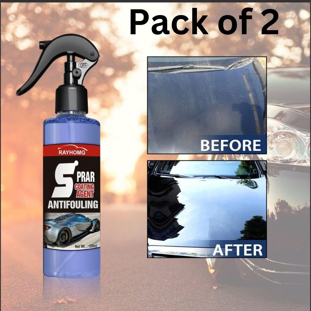 Car Coating Spray Automobile Glass Coating Agent (Pack of 2) - SKNCART