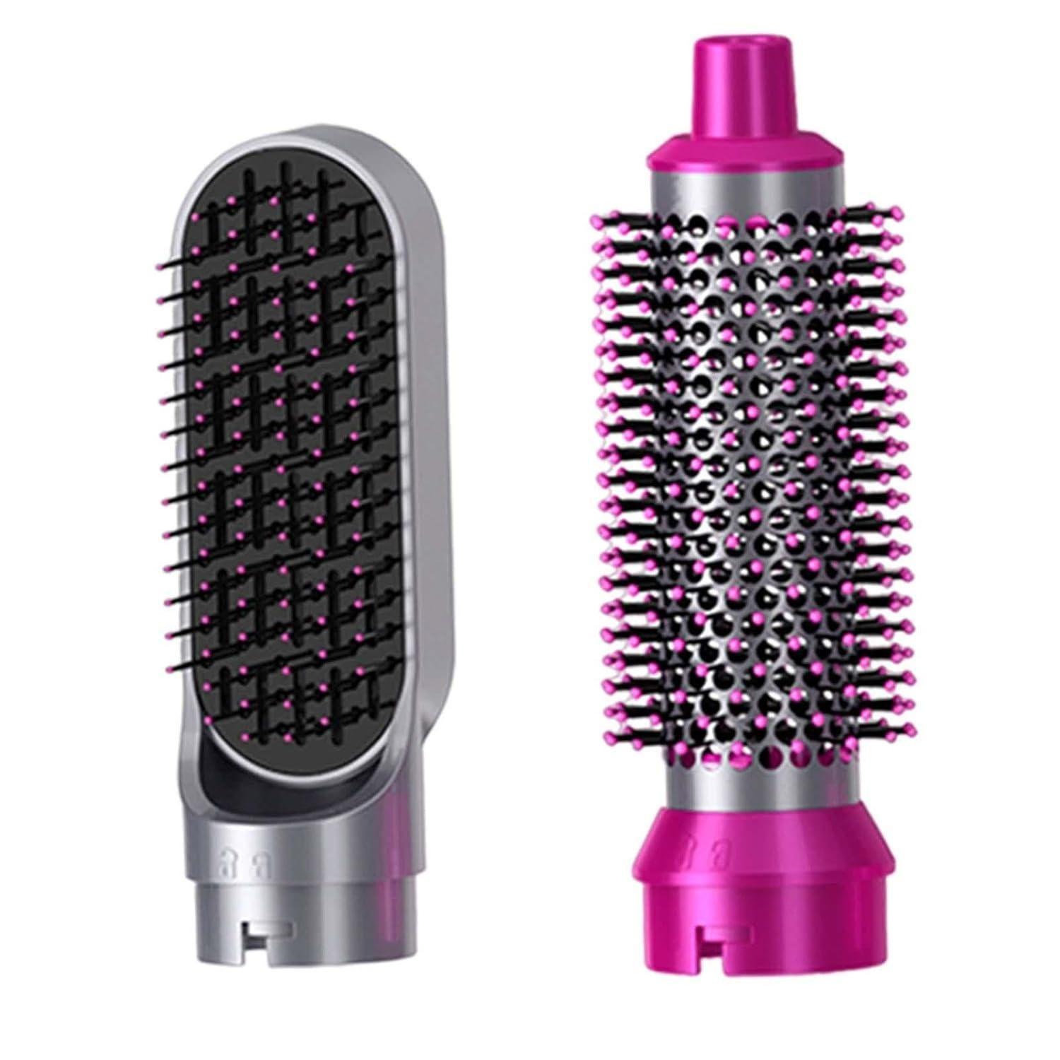 Muti-Functional 5 IN 1 Hair Styling Tool Detachable Hot Air Brush Hair Dryer with Comb - SKNCART