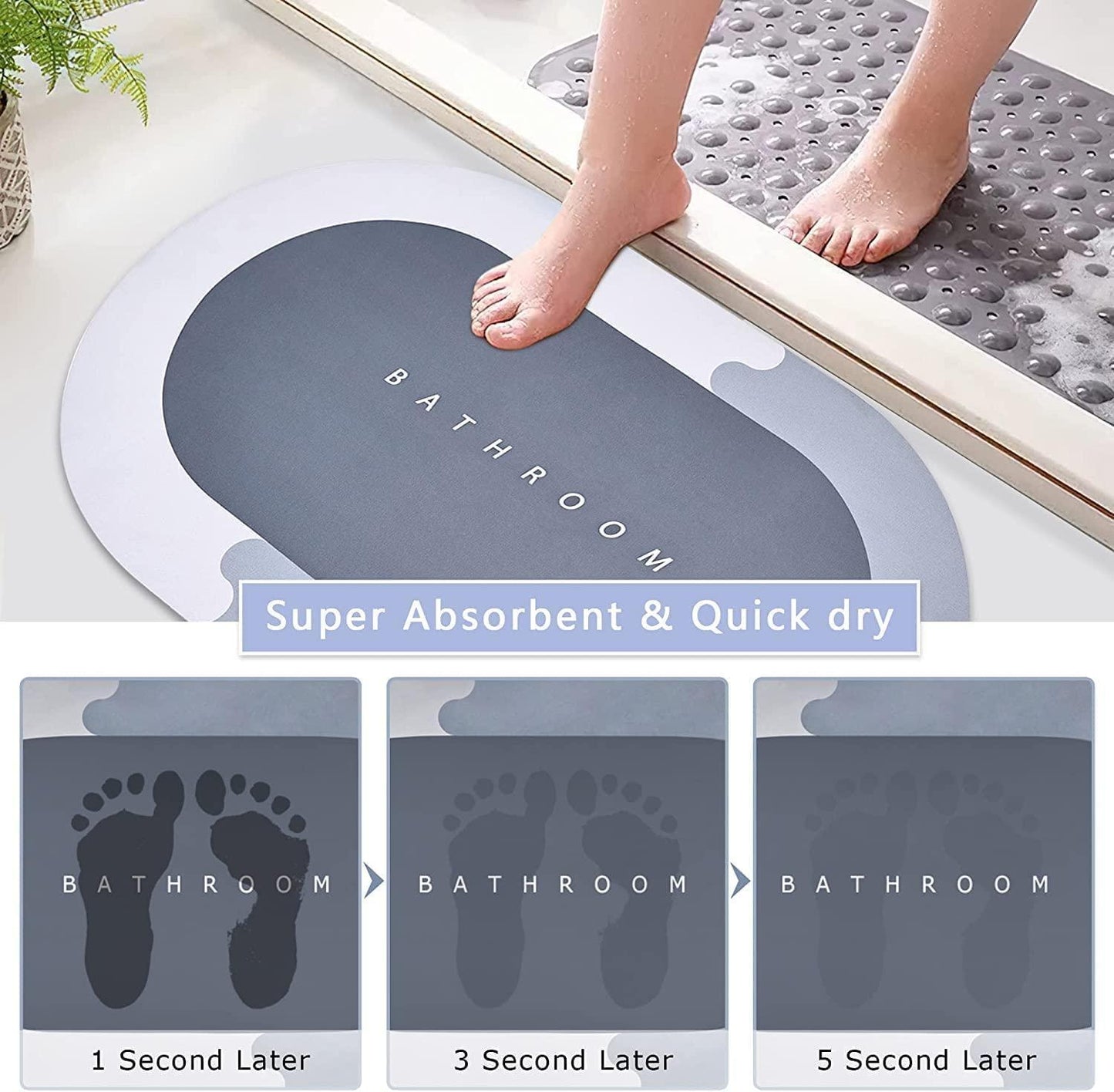 Super Absorbent Bath Floor Mat - SKNCART