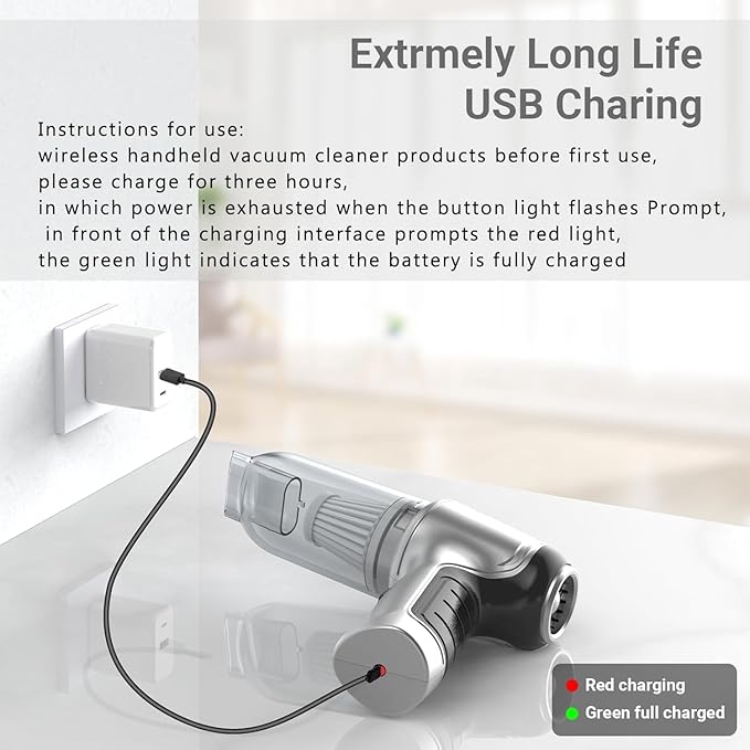 Wireless Handheld Car Vacuum Cleaner and Blower - SKNCART