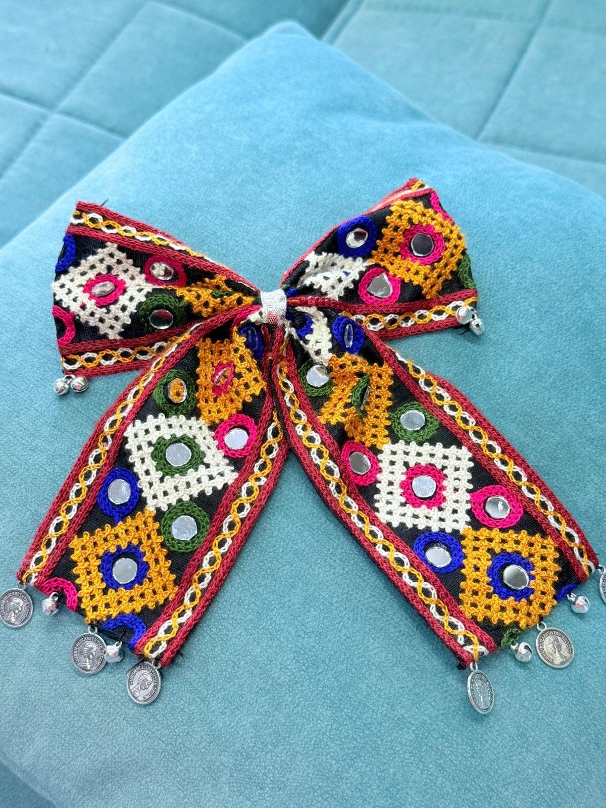 Navratri Bow hair Accessories (Pack of 2) - SKNCART