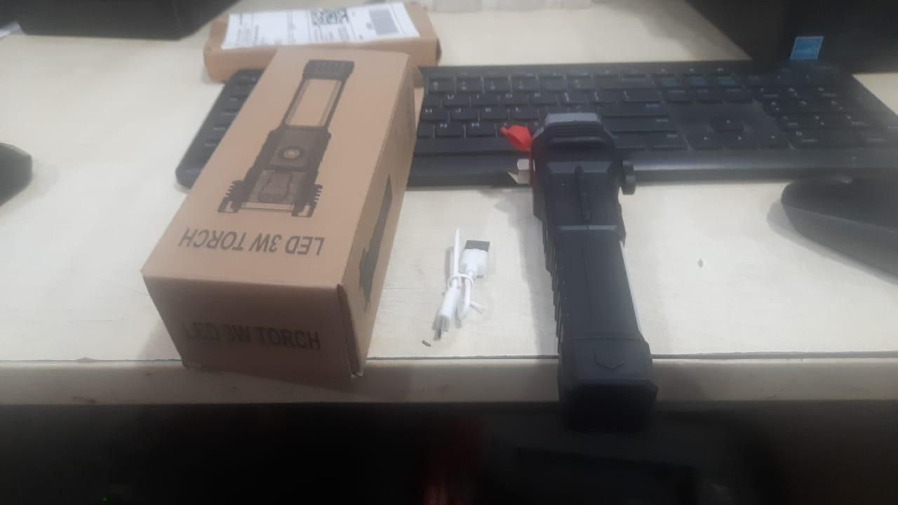 Portable Rechargeable Torch LED Flashlight - SKNCART