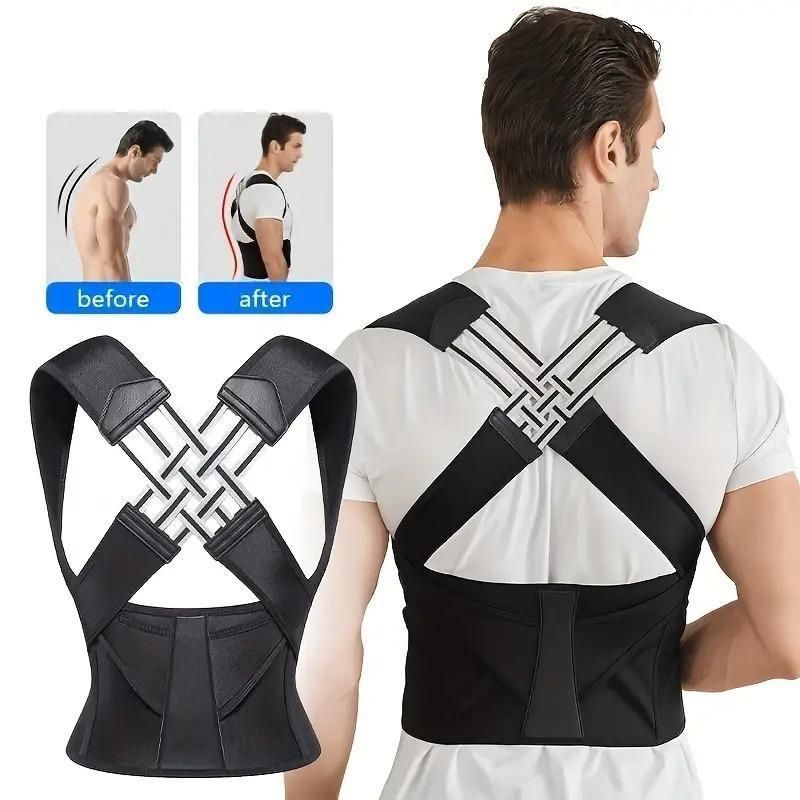 Adjustable Back Posture Corrector/ Slouching Relieve Pain Belt Women Men - SKNCART