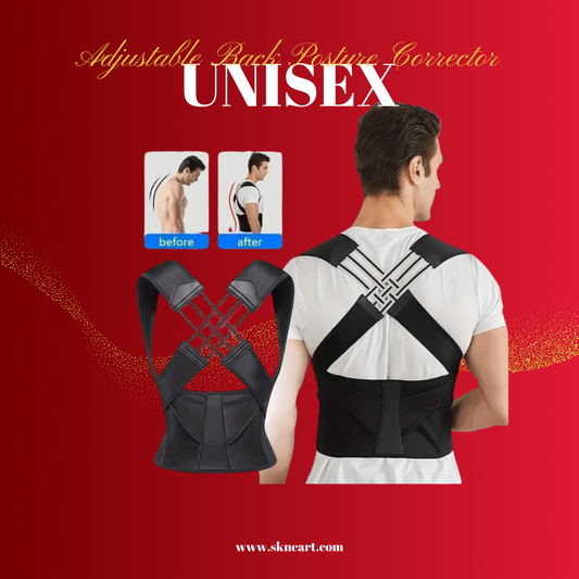 Adjustable Back Posture Corrector/ Slouching Relieve Pain Belt Women Men - SKNCART