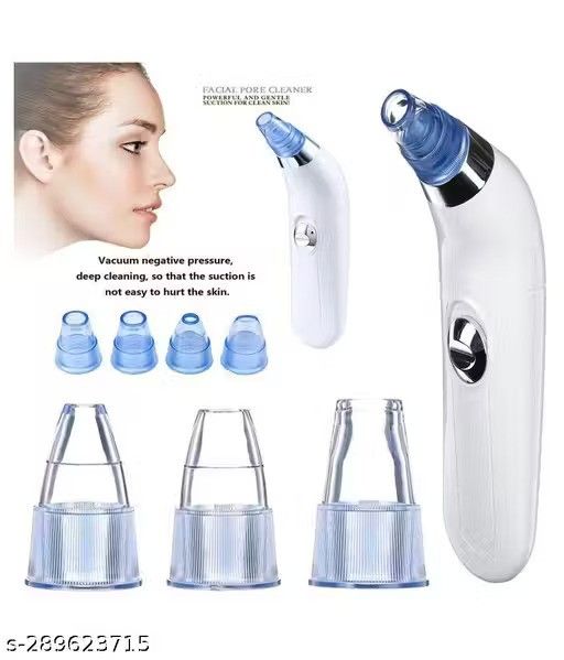 Derma Suction Vacuum Skin Cleanser | 4 in 1 Multi-function Blackhead Remover Tool | Remover Kit Skin Cleaner | Pimple Removal Tool | Ane Removal Tool - SKNCART