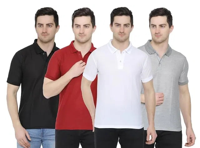 Cotton Polo T-Shirt (Pack of 4) - SKNCART