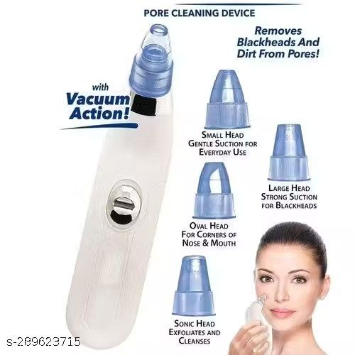 Derma Suction Vacuum Skin Cleanser | 4 in 1 Multi-function Blackhead Remover Tool | Remover Kit Skin Cleaner | Pimple Removal Tool | Ane Removal Tool - SKNCART